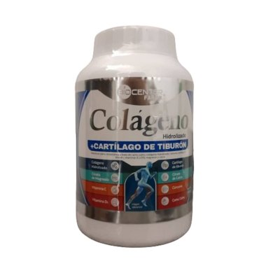 Colageno + Cartilago de Tiburon + Vitaminas + Minerales x 600 g - BioCenter Natural