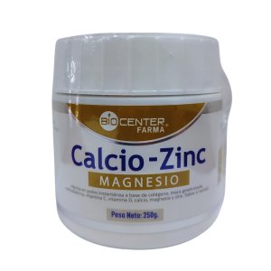 Calcio Magnesio y Zinc x 250 g - BioCenter Natural