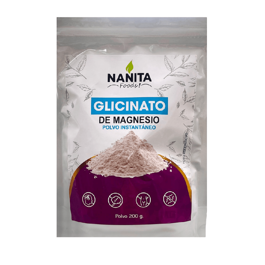 Glicinato de Magnesio x 200gr - Nanita