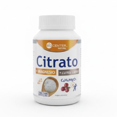 Citrato de Magnesio x 100 unidades - BioCenter Natural