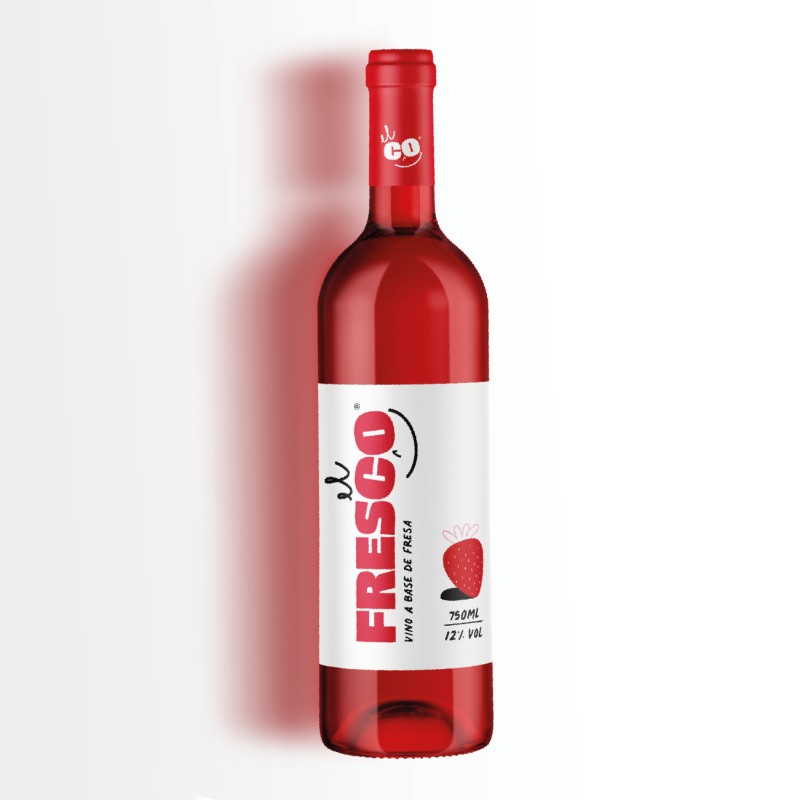 Vino de Fresa x 750 ml - El Fresco