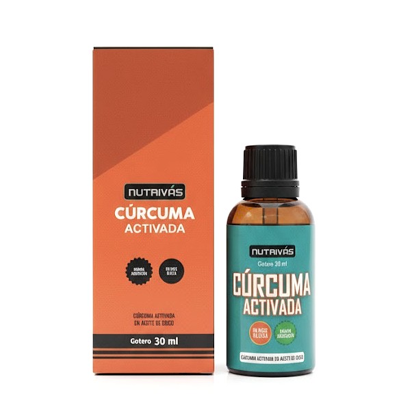 Curcuma Activada en Gotas x 30 ml - Nutrivas