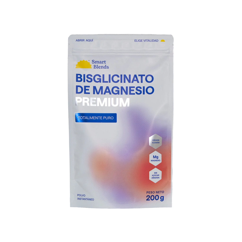 Bisglicinato de Magnesio x 200 g - Smart Blends