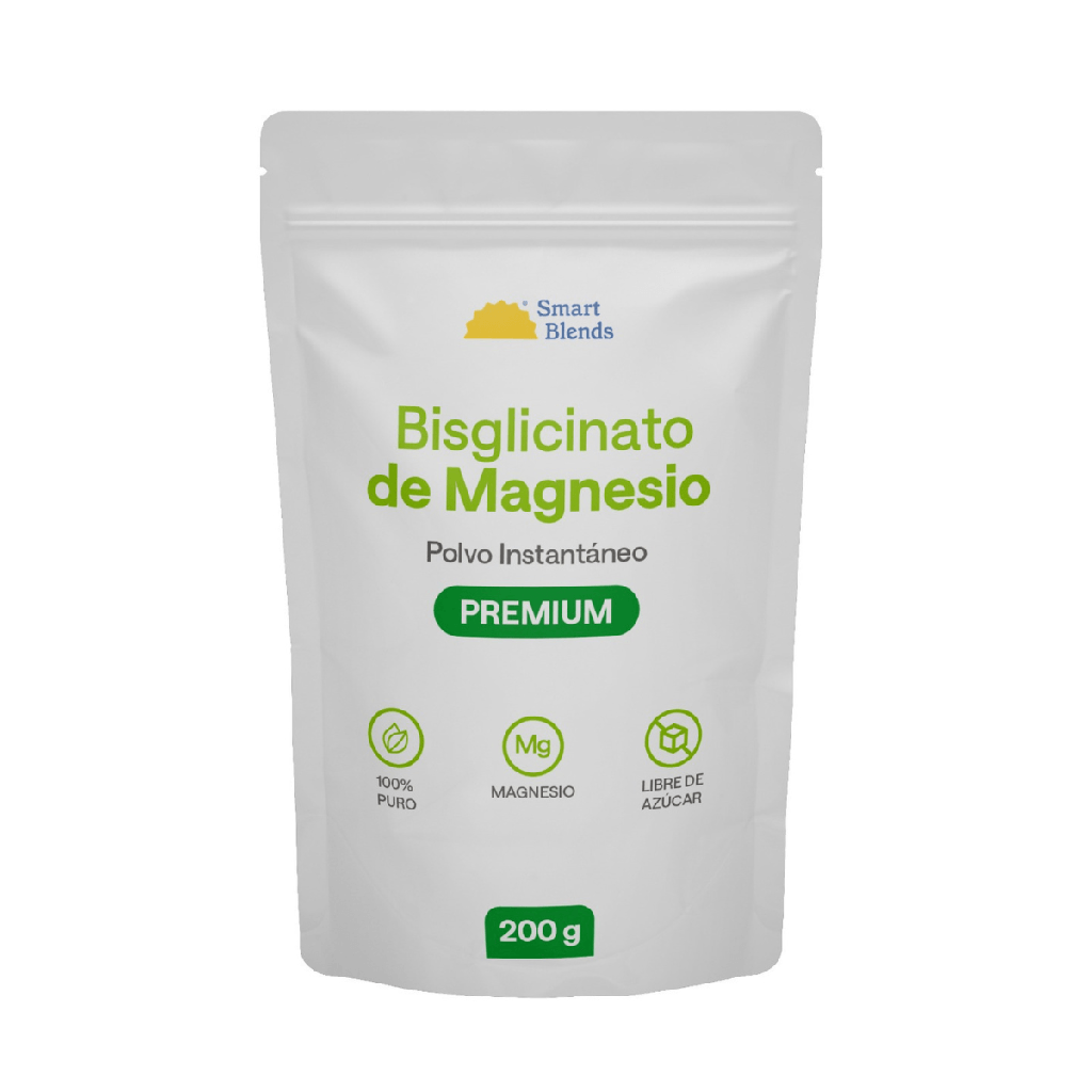 Bisglicinato de Magnesio x 200 g - Smart Blends