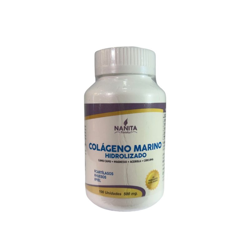 Colageno Marino Hidrolizado Caps x 100 u - Nanita