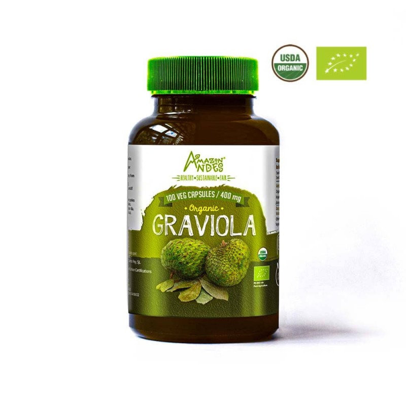 Capsulas Graviola 100u x 400mg - Amazon Andes