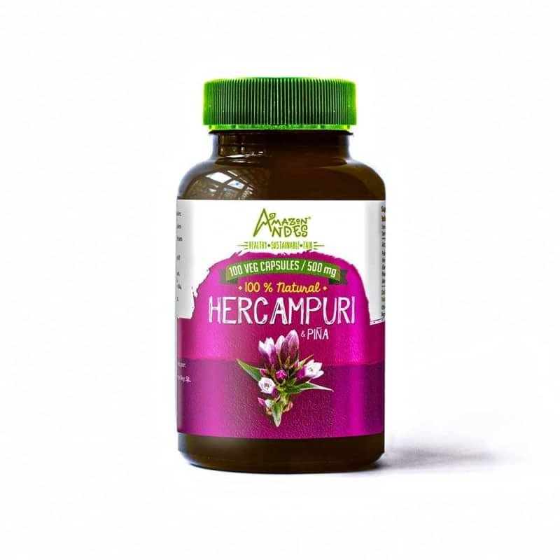 Capsulas Hercampuri + Piña 100u x 500 mg - Amazon Andes