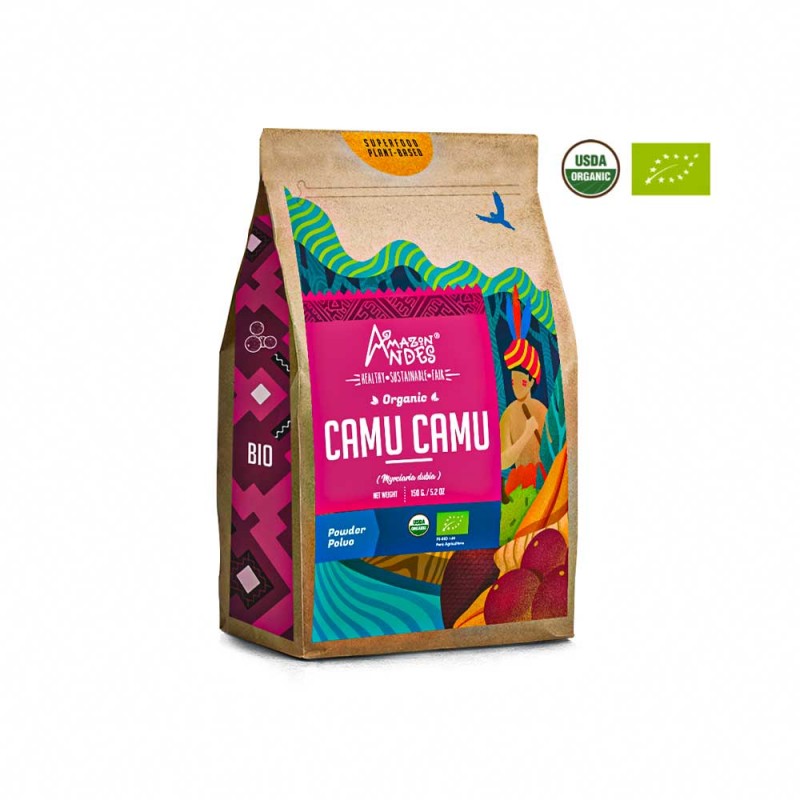 Camu camu Organico en Polvo de 150 gr - Amazon Andes