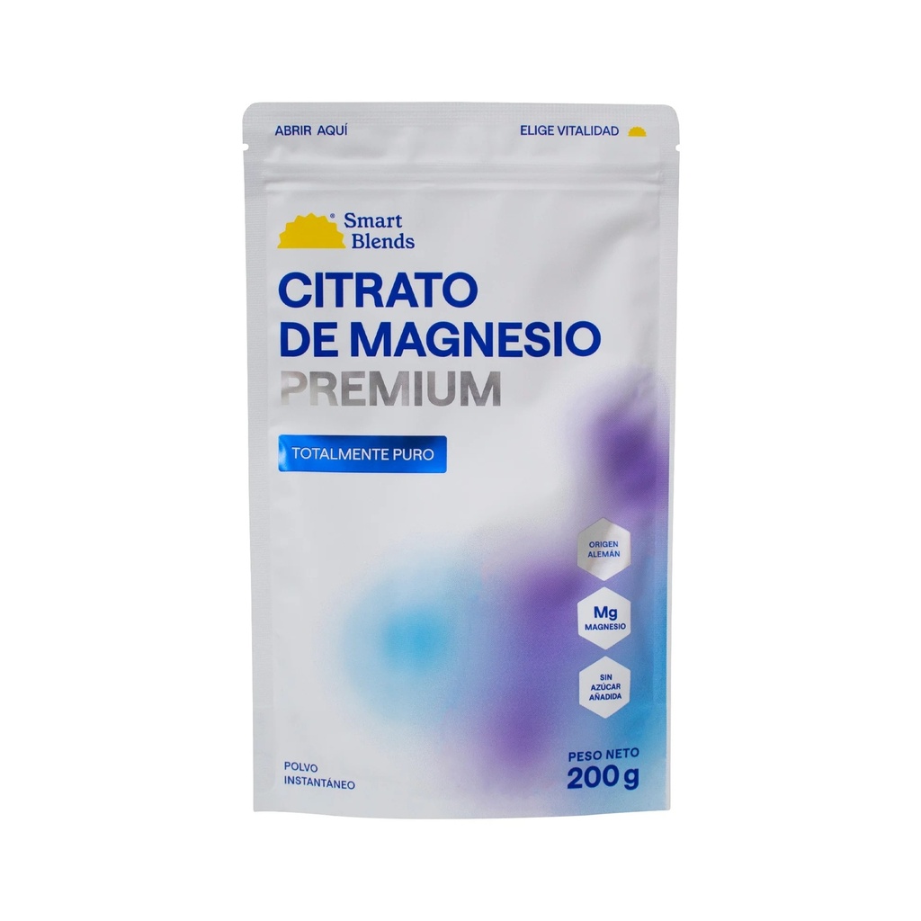 Citrato de Magnesio Hidratado Premium x 200g - Smart Blends