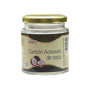 Carbon Activado de Coco en Polvo x  200 g - Oriundos