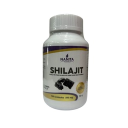 [NFSJ00100] Shilajit en Cápsulas 500 mg x 100 u - Nanita