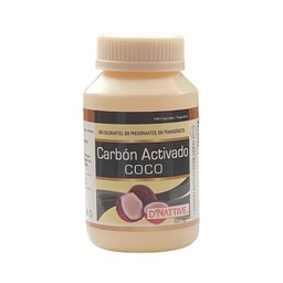 [DNCA00100] Carbon Activado de Coco en Capsulas 100u x 500mg- DNattive