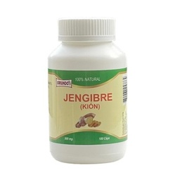 [ORJJ00100] Jengibre en Capsulas 100u x 500mg - Oriundos
